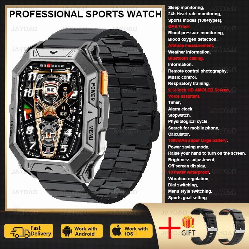 2025 New For Huawei Original Premium GPS Smart Watch Men Ultra HD Screen 1000MAH Battery BT Call 10ATM Waterproof Smart Bracelet