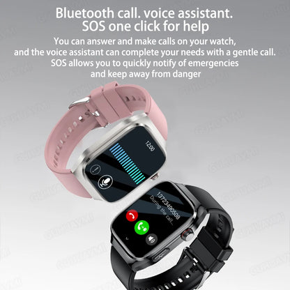 2025 New Women Smart Watch with BMI measurement Menstrual Cycle ECG Heart Rate Blood Oxygen Sleep Fitness Tracker Smart bracelet
