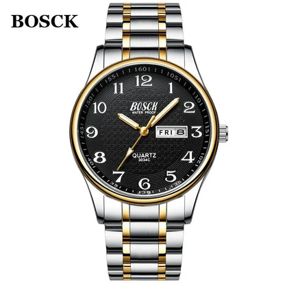 Relogio Masculino Men's Watch Luxury Full Steel Watches Fashion Quartz Wristwatch Waterproof Date Male Clock Relojes Hombre