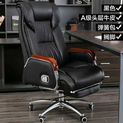 Retro Executive Leather Chair Armchairs Editor Choises Fashion Aluminium Office Chair Working Relax Silla Escritorio |...