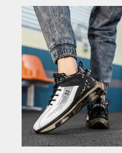 New Mens Sneakers Breathable Versatile Sport Casual Shoes Comfy Non Slip Durable Shoes Outdoor Activities High Top Running Shoe