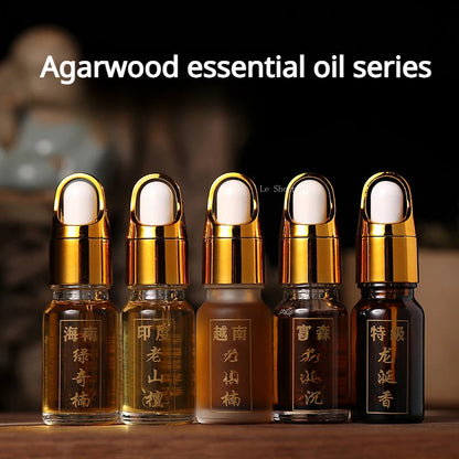 10ml Natural Agarwood Essential Oil High Concentration Lasting Drope-type Indoor Office Aroma Machine Calming/purifying The Air - Kimlud