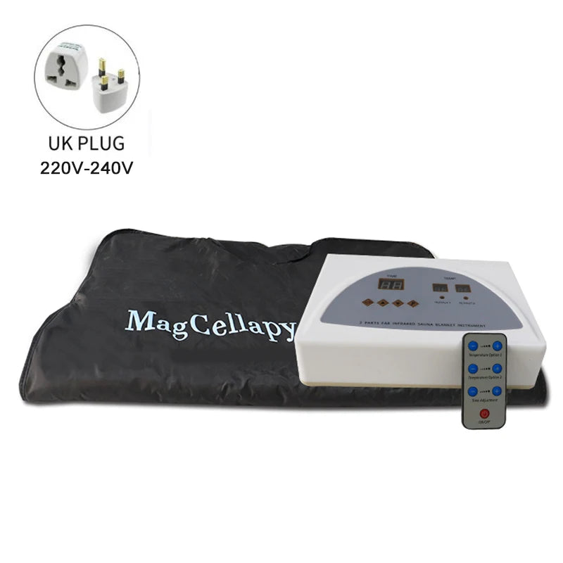 Far Infrared Sauna Blanket Body Sculpting Sauna Bag Professional Detox Therapy Anti-Aging Beauty Machine Fitness Machine Black