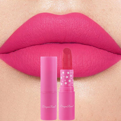 9 Colors Waterproof Rose Red Velvet Matte Lipstick Moisturizing Long Lasting Stars Not Easy To Fade Nude Lip Tint Black...