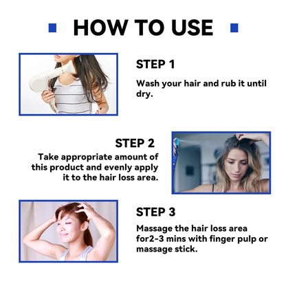 Ginger Hair Growth spray Anti Hair Fall Hair Loss Treatment Hair Growth Essence Oil for Men Women hair treatment - Kimlud