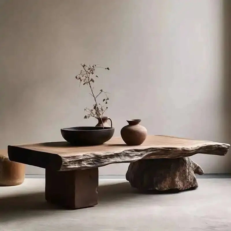 Antique Modern Coffee Table Aesthetic Wood Designer Living Room Decoration Coffee Table Unique Service Meubles Home Furniture - Kimlud