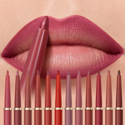 1pc Matte Lip Liner, Waterproof, Easy to Use, Beauty, Three-dimensional Lips, Long-lasting, Women'S Gift