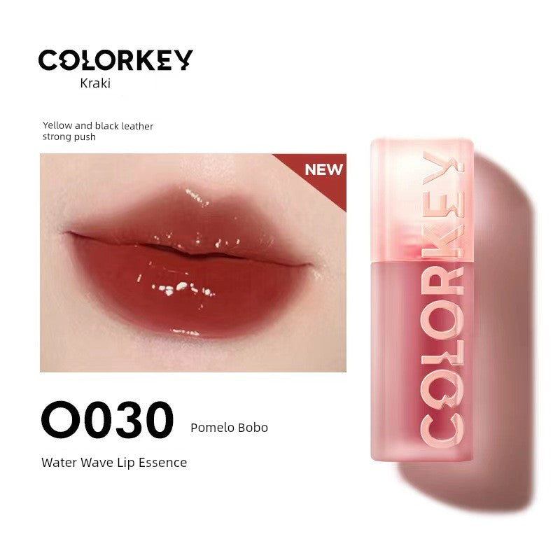 Colorkey Kelaqi Water Wave Lip Essence Lip Gloss Lip Gloss Mirror Lip Lacquer Water Light Lip Gloss Nourishing Lipstick