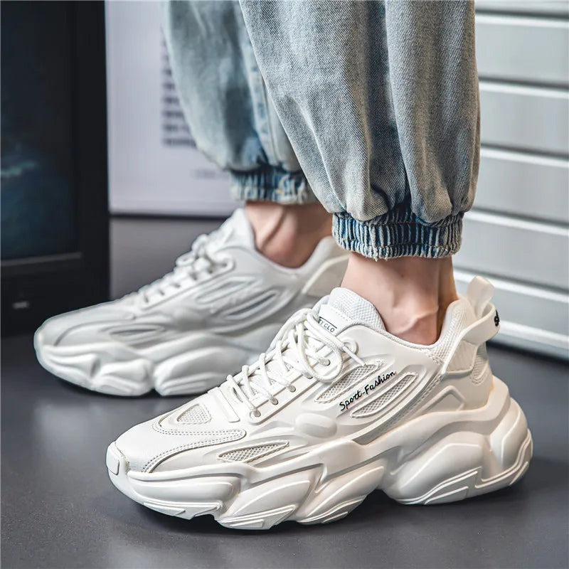 Fashion Outdoor Shoes Male High Quality Sport Walking Sneakers Men Good Large Size 44 Platform Casual Running Shoes for Men - Kimlud