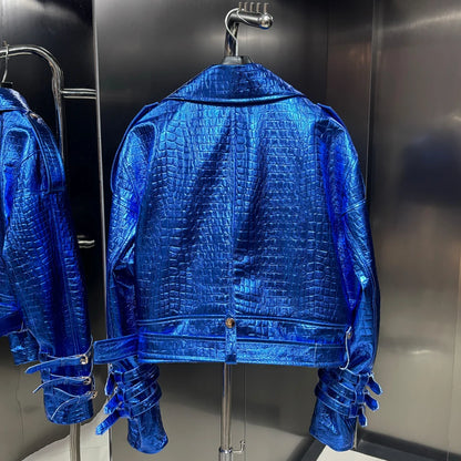 2025 Spring Belt Leather Jacket Women Real Sheepskin Coat Warm Autumn Women Lambskin Cloth