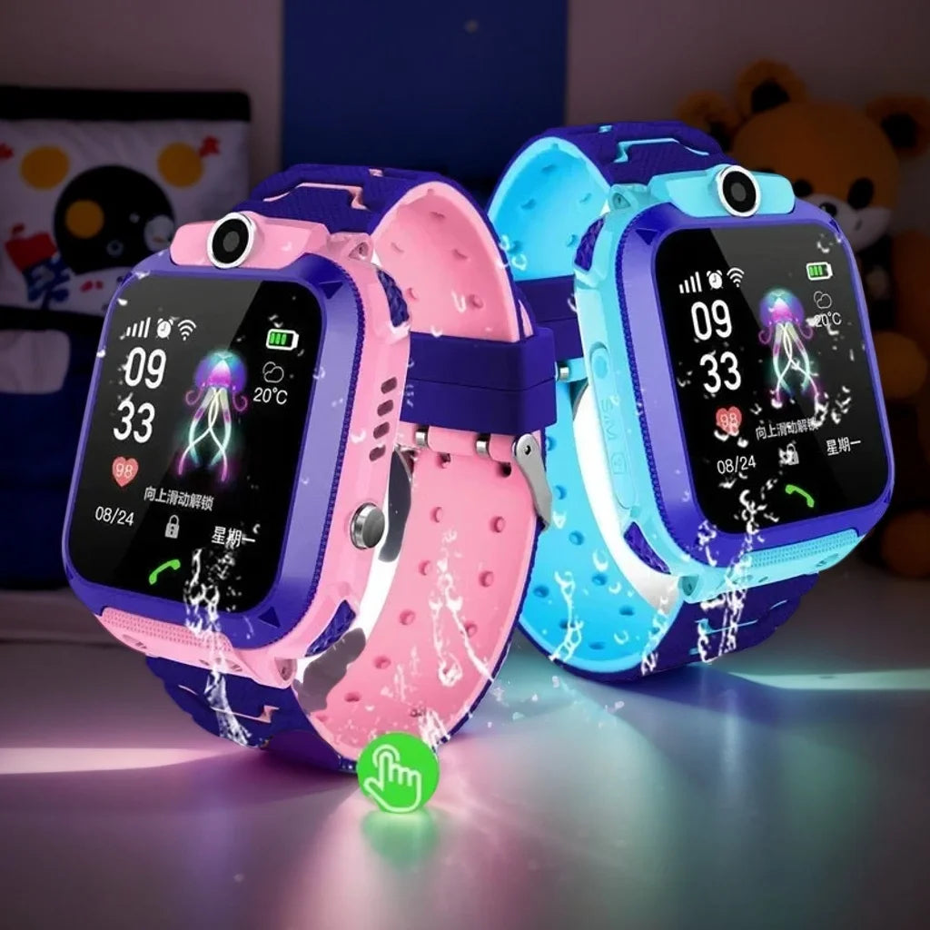 Children's Telephone Watch - Intelligent Photo Waterproof with SOS & Electronic Fence