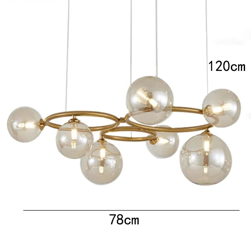 Nordic home decor dining room Pendant lamp lights indoor lighting Ceiling lamp hanging light chandelier lamps for living room - Kimlud