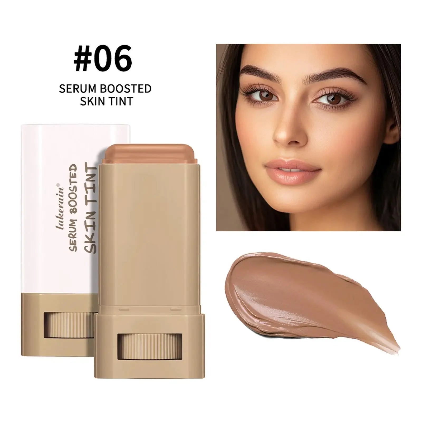 Stick Foundation Boosted Skin Tint Foundation Stick Smooth Plumper Hight Coverage Travel Bronze Foundation Stick Makeup