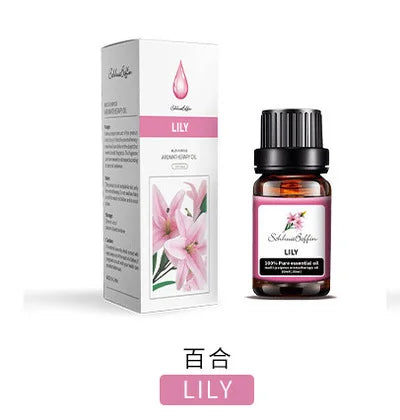 10ml Lavender Green Tea Plant Essential Oil Natural Aromatherapy Fragrance Humidifier Water Soluble Massage Essential Oil - Kimlud