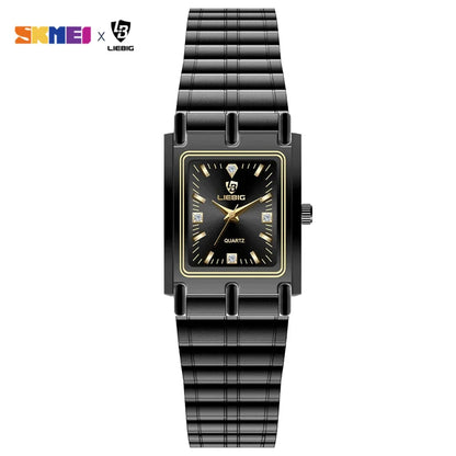 2022 Luxury Gold Steel Bracelet Wristwatches Female Male Clock Golden Quartz Watch For Men Women Watches relogio masculino L1018