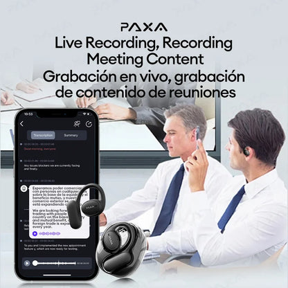 PAXA Openair5 AI new true wireless Bluetooth sports headphones 5.4 long life intelligent translation headphones in 128 languages