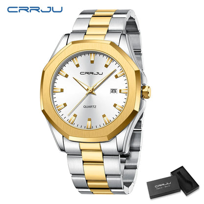 Watches for Men Classic with Date Business Dress Luxury Waterproof Luminous Mens Wrist Watch Analog Stainless Steel Men Watch