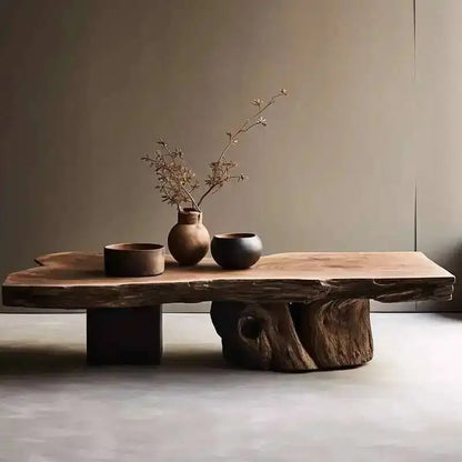 Antique Modern Coffee Table Aesthetic Wood Designer Living Room Decoration Coffee Table Unique Service Meubles Home Furniture - Kimlud
