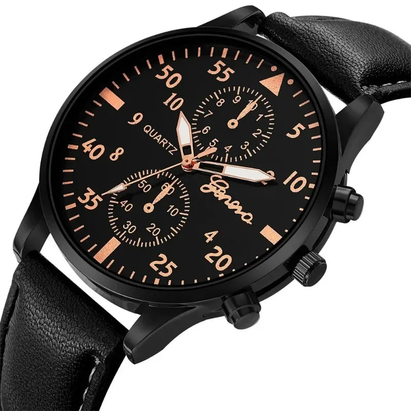 Top Brand Luxury Men's Watch Fashion Watch For Men Watch Sport Watches Leather Casual Wristwatch Reloj Hombre erkek kol saati