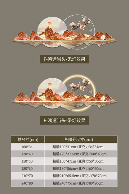 Chinese Style Led Clock Wall Luxury High Quality Romantic Creative Fashion Clock Wall Living Room Reloj De Pared Decoration