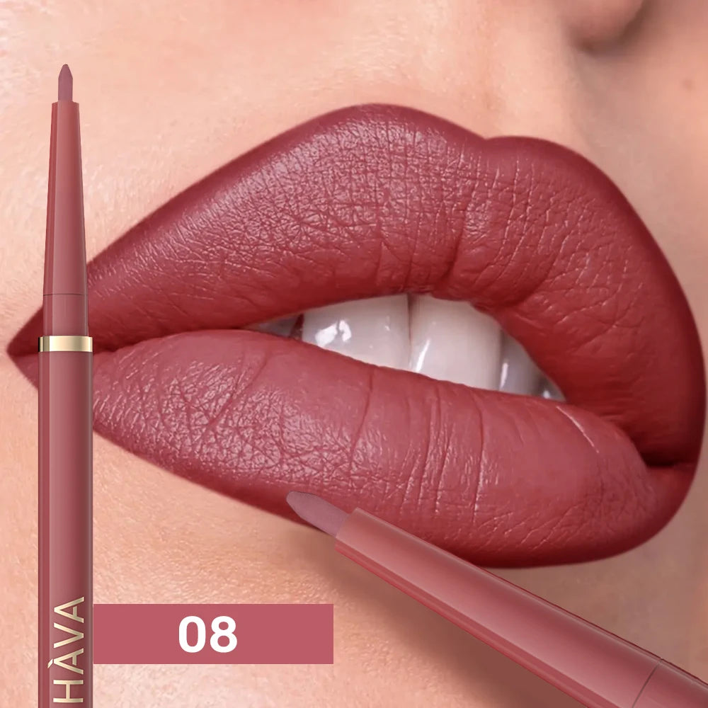 1pc Matte Lip Liner, Waterproof, Easy to Use, Beauty, Three-dimensional Lips, Long-lasting, Women'S Gift
