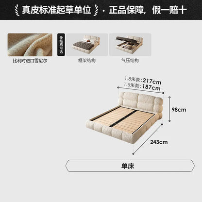 Sleeping Design Bed Comfortable Modern Aesthetic European Unique Funky Bed Universal Letto Matrimoniale Lounge Suite...