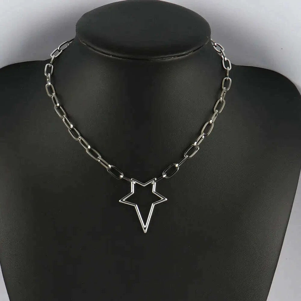 316L Stainless Steel Necklace For Women Choker Necklace Heart Clavicle Chain Necklaces Charm Heart Pendant Necklace Jewelry Gift