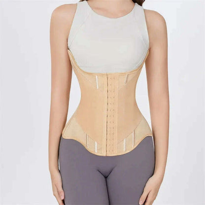 MiiOW U-shaped Waist Trainer Corset Women Shapers Breast Lifted Waist Trainer Steel Bone Slimming Breathable Women's Shapewear