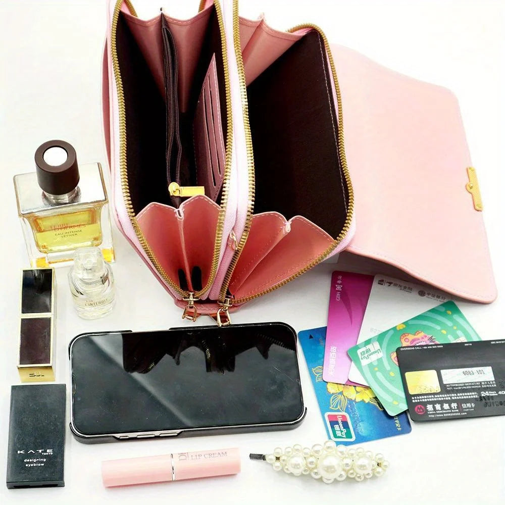 Fashionable women's wallets, shoulder bags, crossbody bags, medium to long hand-held bags, and coin purse  bags for women