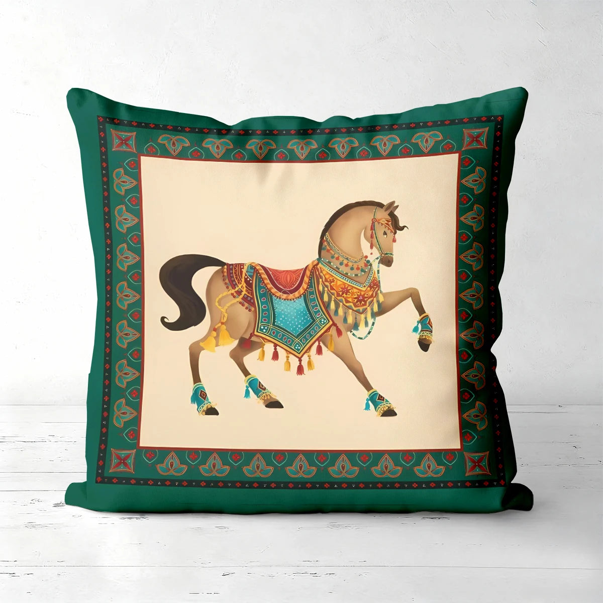 Stylish Horse Patterned Cushion Covers For Home Decor Polyester pillowcase, sofa decorative cushion cov Headboard Pillow...