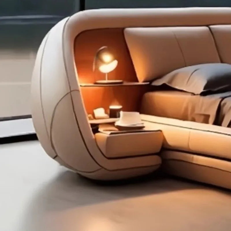 Stylish Designer Bed Frame High European Luxury Comfort Ideal Elegant Weddings Camas De Dormitorio Camas De Casal Decoration