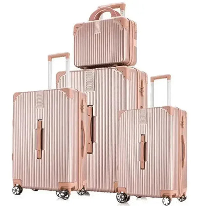 Vescovo Spinner ABS Travel Suitcase Set Hardside Trolley Case Luggage Sets 4pcs