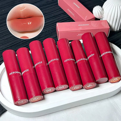 HERORANGE Lip Gloss High Shine - Long Lasting, Non Transfer, Mirror Finish, Velvety Moisturizing Lip Stain for Natural Look, Veg