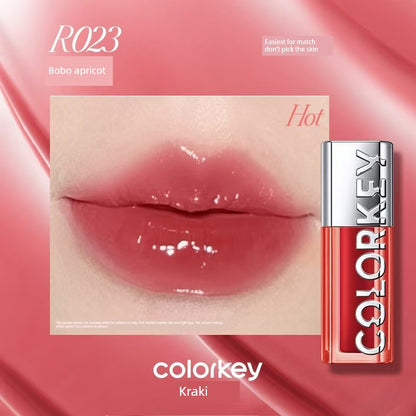 Colorkey Kelaqi Water Wave Lip Essence Lip Gloss Lip Gloss Mirror Lip Lacquer Water Light Lip Gloss Nourishing Lipstick