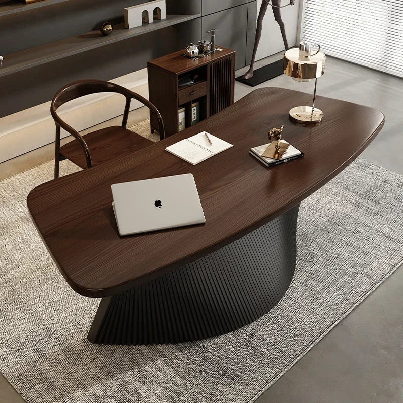 Asthetic Manager Executive Desk Modern Luxury Designer Workstation Office Table Conference Black Mesa De Escritorio Home Office - Kimlud