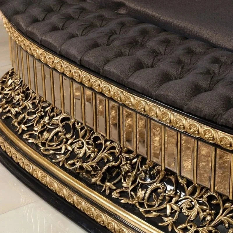 Apartment Solid Wood Bed Double Nordic Modern Princess European Bed Confortable High Quality Wedding Muebles Bedroom Furniture - Kimlud