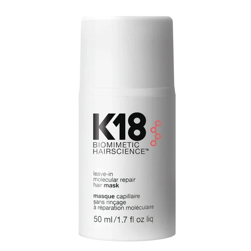K18 Leave-In Molecular Repair Hair Mask Deep Conditioning Keratin Treatment Soften Hair Smoothing Healthy Hair Care 150ml 50ml