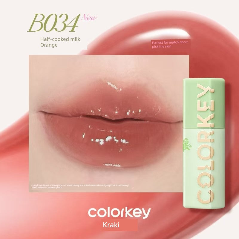 Colorkey Kelaqi Water Wave Lip Essence Lip Gloss Lip Gloss Mirror Lip Lacquer Water Light Lip Gloss Nourishing Lipstick