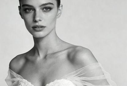 Sharon Said Stunning Crystal Dubai Caramel Mermaid Evening Dress with Slit for Luxury Wedding Prom Party Gowns SS528 Customized - Kimlud