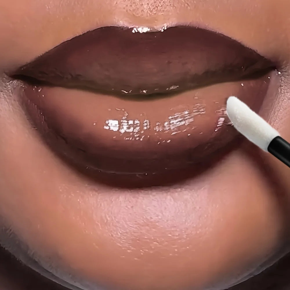 3pcs Long-Lasting Matte Lip Gloss and Lip Oil Set - Waterproof, Non-Stick Cup, Velvet Finish, Valentine'S Day Gifts