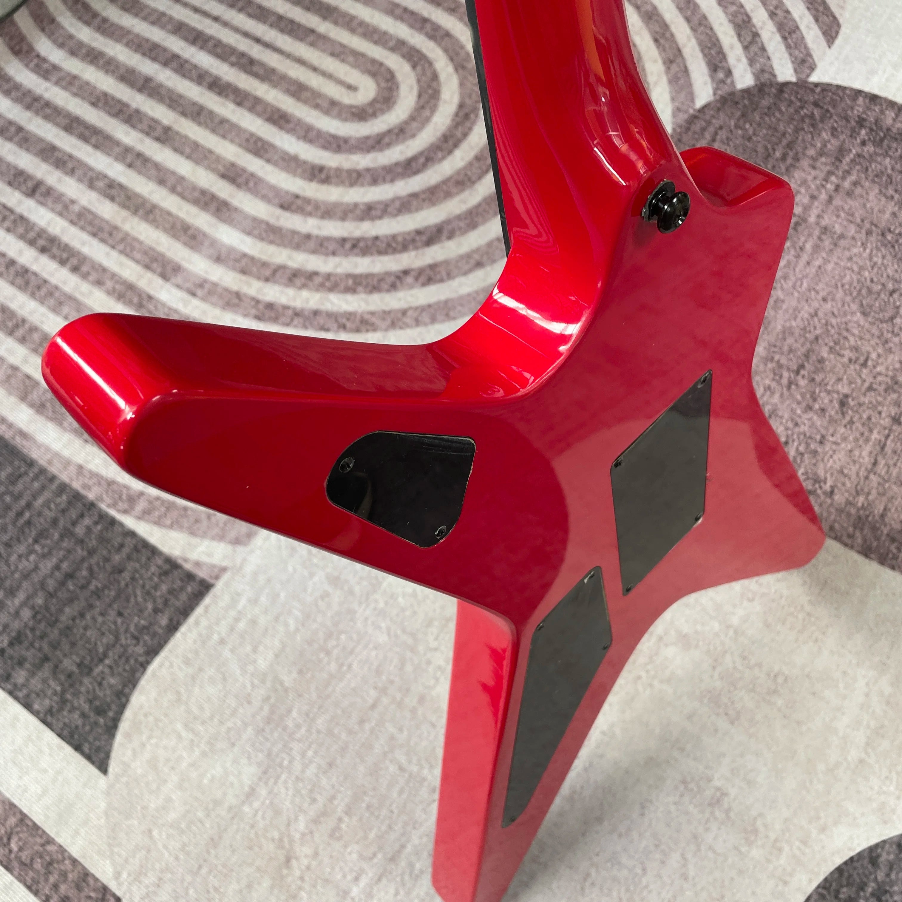 Washb Dimebag Custom Electric Guitar Brand Red Color Floyd W/Bar Fast Ship | Kimlud Luxury Bag