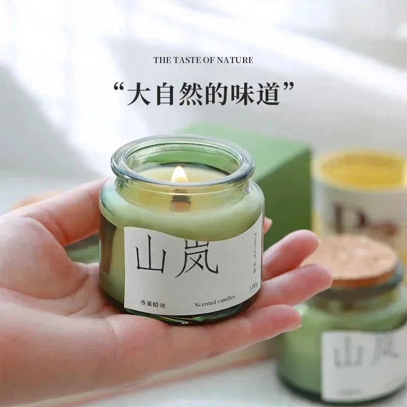 Aromatherapy Candles Indoor Bedroom Fragrance Home Long Lasting Light Fragrance Helps Sleep Purifying Air Birthday Gift