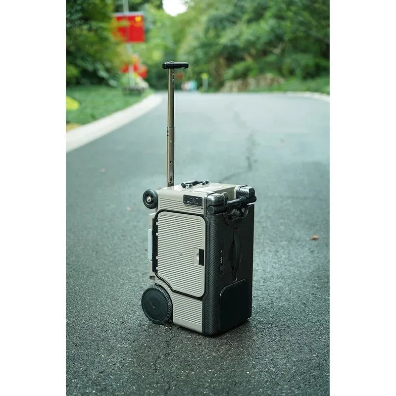 Luggage Travel Suitcase TravelSmart Riding Boarding Bag Elderly Scooter 20-Inch Electric Luggage Multi-Function Trolley...