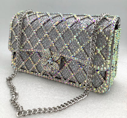 XIYUAN Women's bag 2024 New Rhinestones Handbags for Women Bags Diamonds Shoulder Bag Purse Ladies Female Crossbody Bag Shining