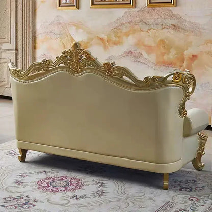 Large Filler Golden Sofas Wood Design Reclining Designer Luxury Couch Lounges Modular Nordic Canape Salon Furniture Home - Kimlud