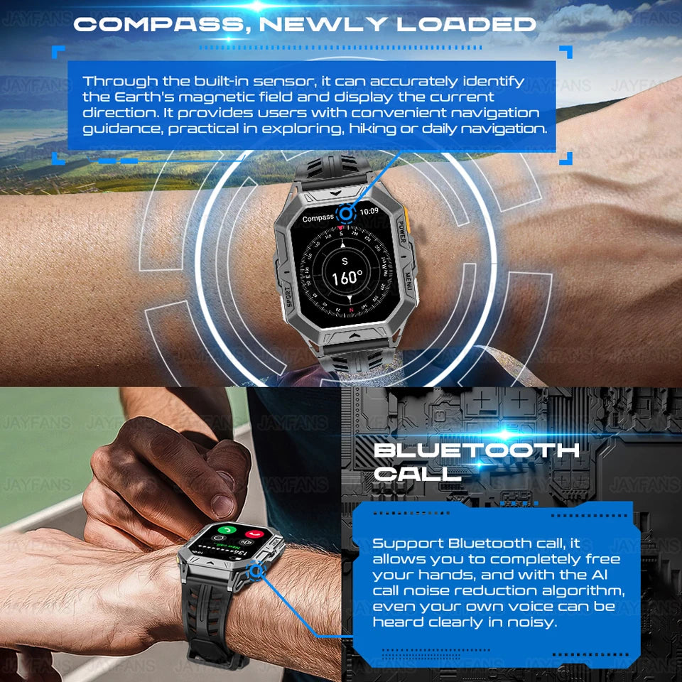 2025 New For Huawei Original Premium GPS Smart Watch Men Ultra HD Screen 1000MAH Battery BT Call 10ATM Waterproof Smart Bracelet