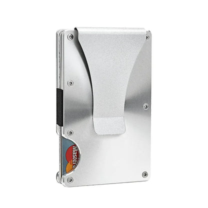 Rfid Carbon Fiber Credit Card Holders Wallets Luxury Men Mini Slim Metal Cardholder Case Magic Thin Male Money Bag Smart Walet