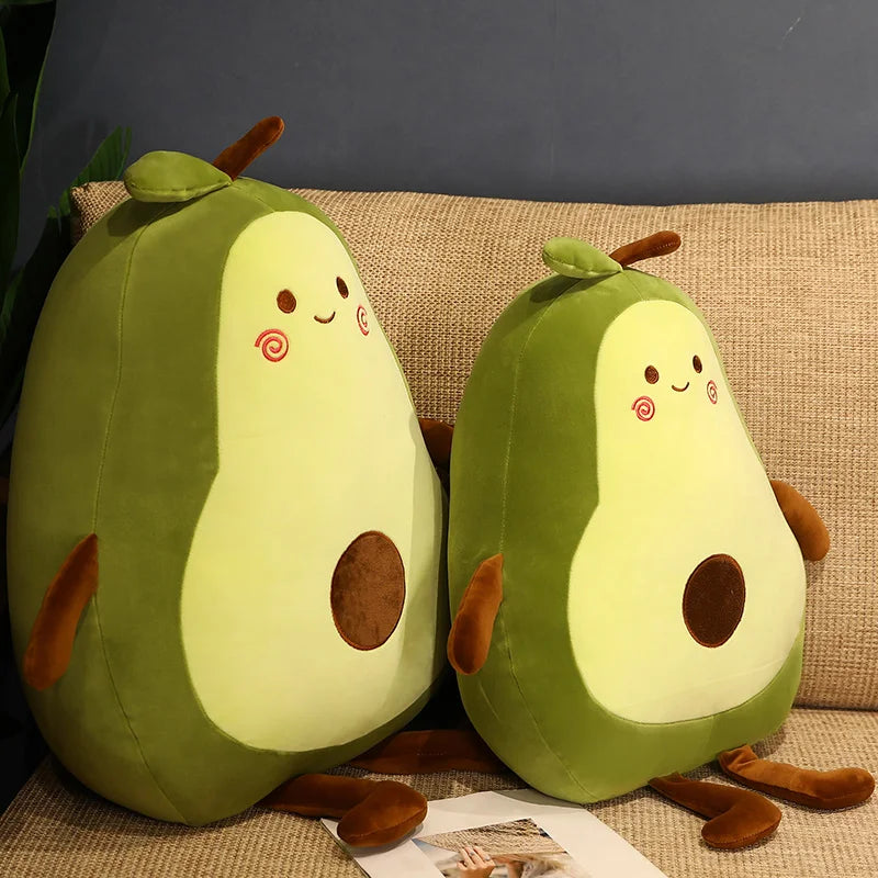 50-100CM Giant Avocado Stuffed Plush Toy Filled Doll Fruit Cushion Pillow Soft Plush Doll Toy Child Baby Girl Birthday Gift