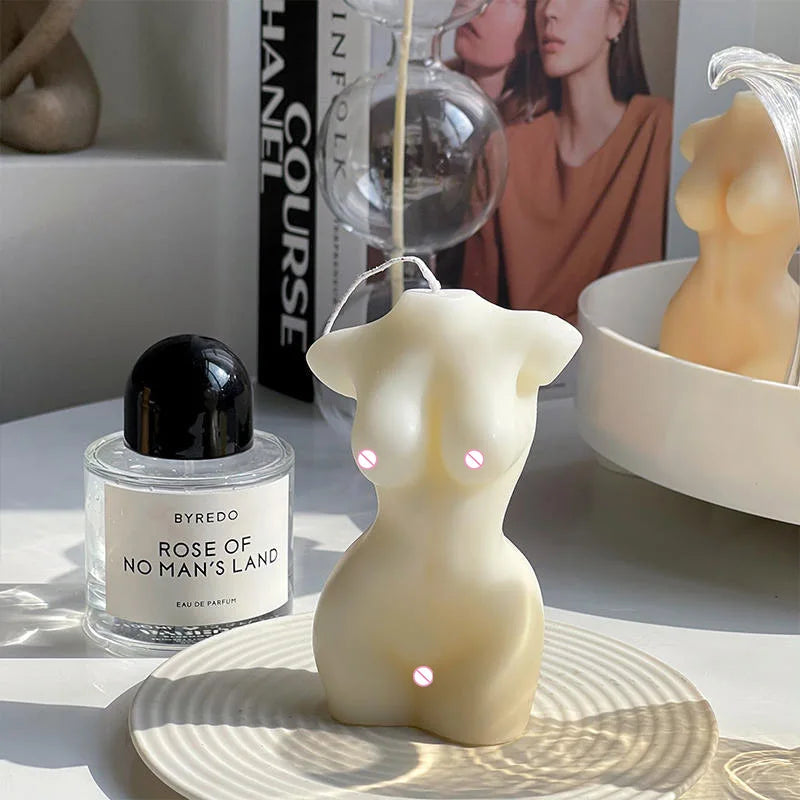 Sexy human silicone Mold DIY Aromatherapy candle Handmade soap silicone mold