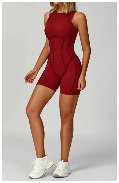 Women Tracksuit Sports Overalls Padding Sporty Jumpsuit Sportswear Women's Rompers Gym Set Yoga Clothing Suit for Fitness Set